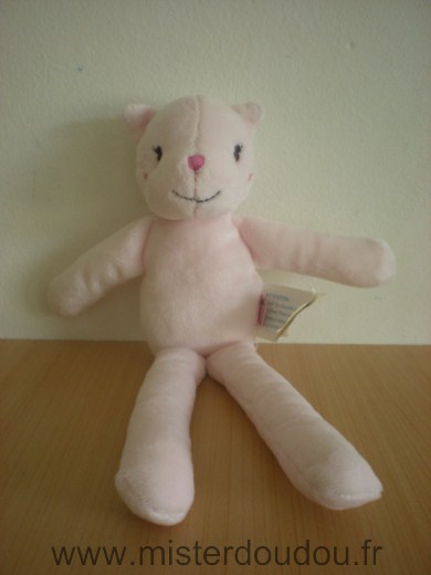 Doudou Ours Kimbaloo Rose 