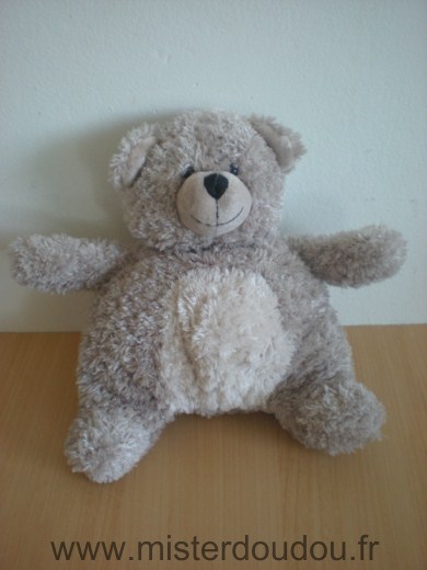 Doudou Ours Les petites marie Beige 