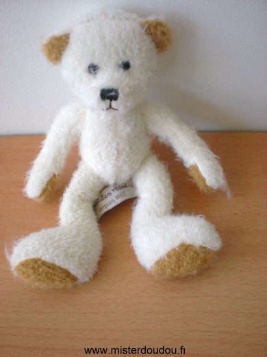 Doudou Ours Les petites marie Beige marron 