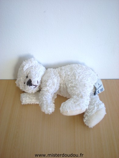 Doudou Ours Les petites marie Ecru 