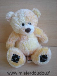 Doudou Ours Lollipop Jaune ornge Be mine