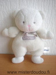 Doudou Ours Luminou Blanc 