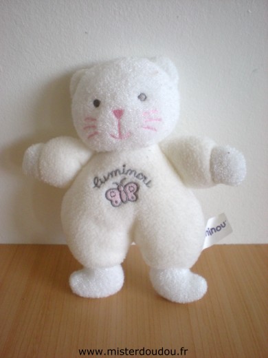 Doudou Ours Luminou Blanc 