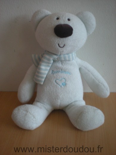 Doudou Ours Luminou Blanc 