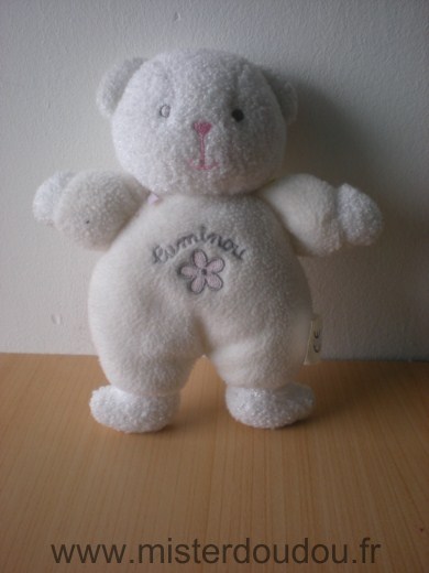 Doudou Ours Luminou Ecru 