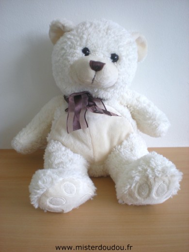 Doudou Ours Marionnaud Ecru 