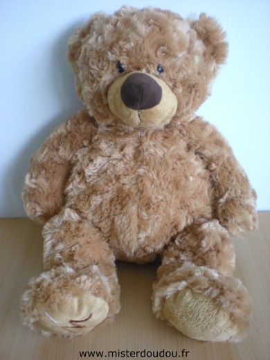 Doudou Ours Marionnaud Marron 