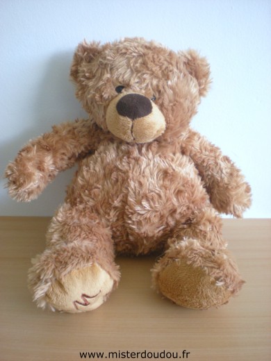 Doudou Ours Marionnaud Marron 