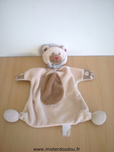 Doudou Ours - Marque non connue - Beige marron Doudou usagé mauvais état dans le dos, pleins de micro taches, le proposons pour dépanner 2€