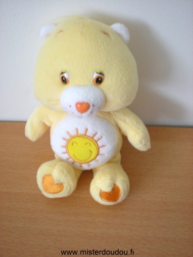 Doudou Ours - Marque non connue - Bisounours jaune soleil  grosjojo 