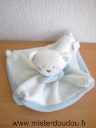 Doudou Ours - Marque non connue - Blanc dessus bleu dessous matiere polaire Marque sergei