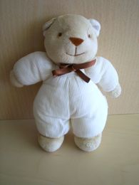 Doudou Ours - Marque non connue - Ecru beige 