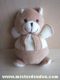 Doudou Ours - Marque non connue - Ecru beige 