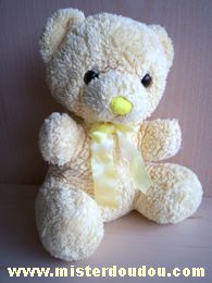 Doudou Ours - Marque non connue - Jaune 