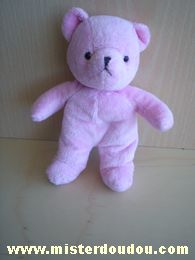 Doudou Ours - Marque non connue - Rose Marque aquolima pink sugar