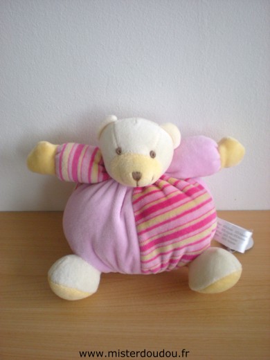 Doudou Ours - Marque non connue - Rose 