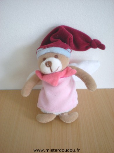 Doudou Ours - Marque non connue - Rose 