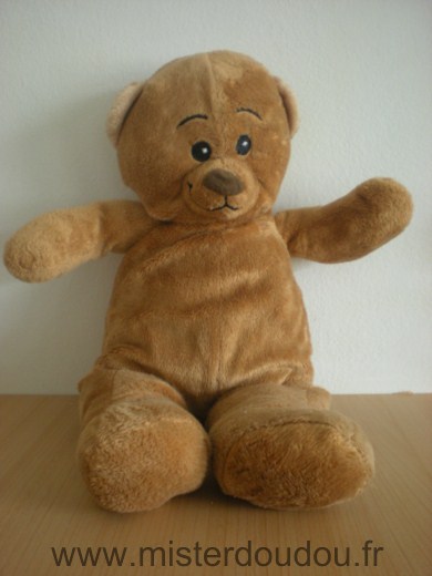 Doudou Ours Max et sax Marron 