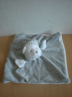 Doudou Ours Maxita Gris blanc bonent gris 