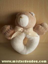 Doudou Ours Moulin roty Beige ecru 