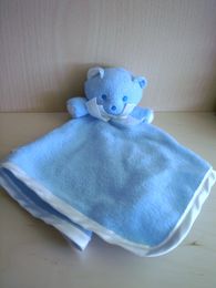 Doudou Ours Mustela Bleu 