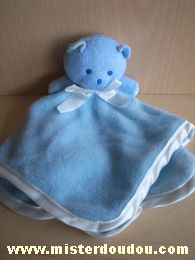 Doudou Ours Mustela Bleu 