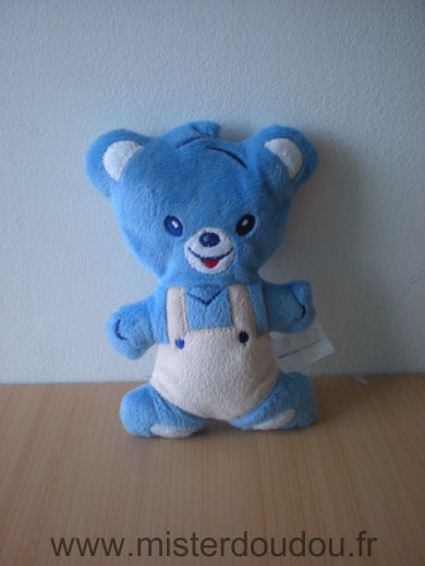 Doudou Ours Nestle Bleu beige 