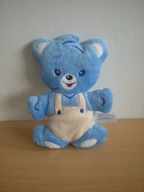 Doudou Ours Nestle Bleu beige 