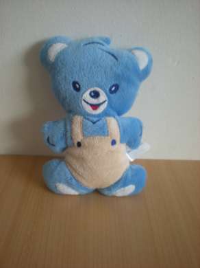 Doudou Ours Nestle Bleu beige 