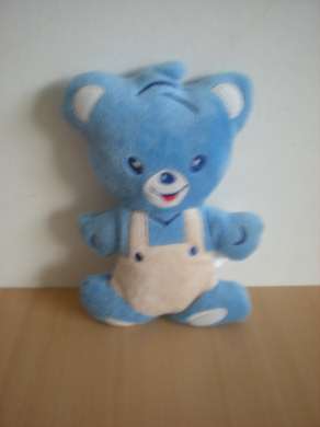 Doudou Ours Nestle Bleu beige 