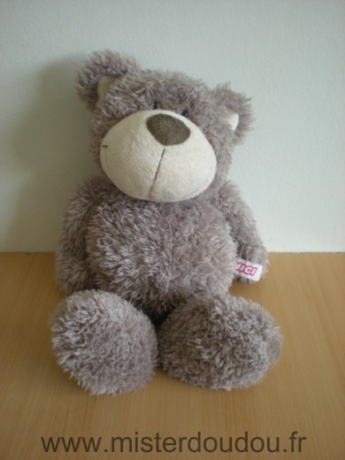 Doudou Ours Nici Gris 