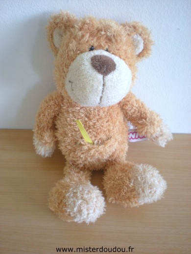 Doudou Ours Nici Marron 