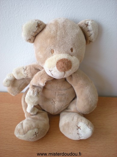 Doudou Ours Nicotoy Beige 