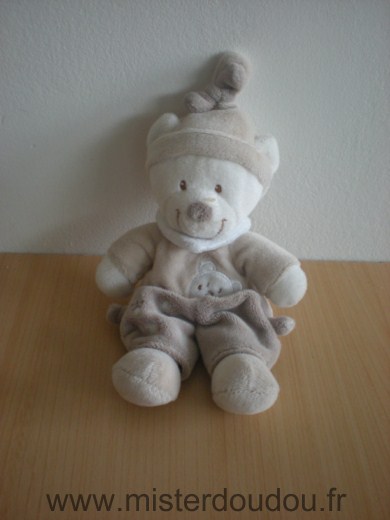 Doudou Ours Nicotoy Beige 