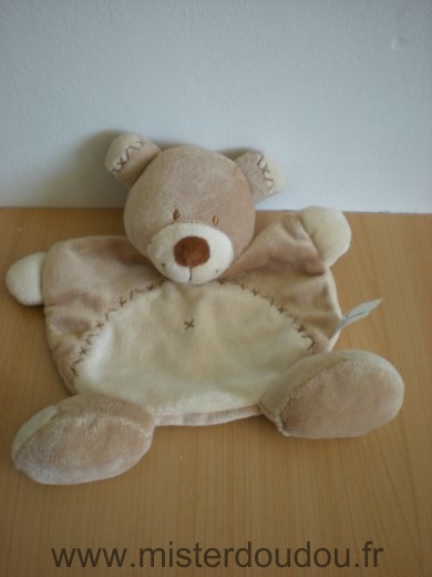 Doudou Ours Nicotoy Beige ecru 