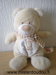 Doudou Ours Nicotoy Beige my little teddy 