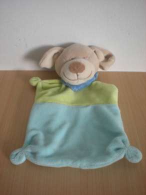 Doudou Ours Nicotoy Belu vert 