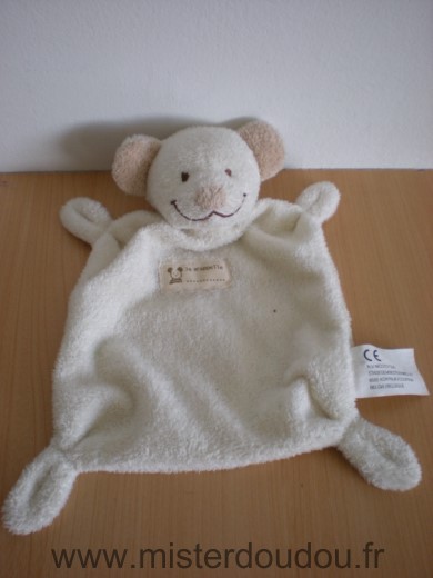 Doudou Ours Nicotoy Ecru beige 