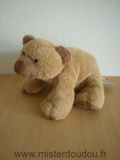 Doudou Ours Nicotoy Marron Petit modèle