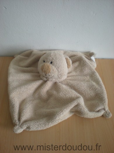 Doudou Ours Nicotoy Marron 