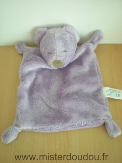 Doudou Ours Nicotoy Mauve simba 