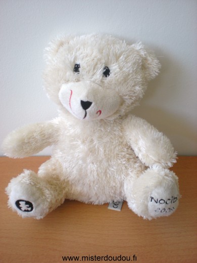 Doudou Ours Nocibé Blanc lulucastagnette pour nocibe 2008 