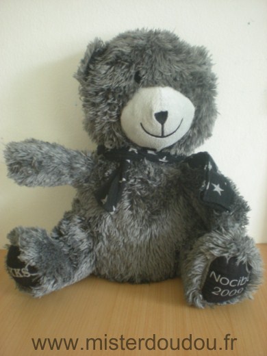 Doudou Ours Nocibé Nocibe 2009 gris 