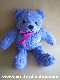 Doudou Ours Nocibé Violet 