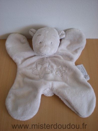 Doudou Ours Noukie s Beige avec etoiles 