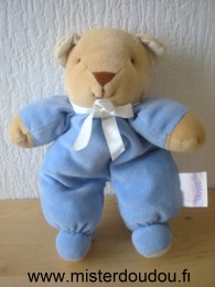 Doudou Ours Noukie s Bleu 