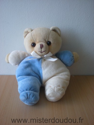 Doudou Ours Noukie s Bleu beige 