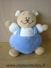 Doudou Ours Noukie s Bleu écru 
