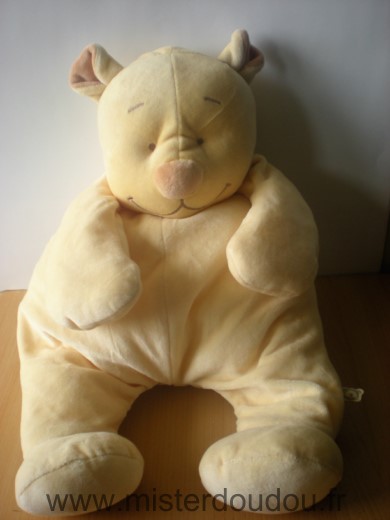 Doudou Ours Noukie s Jaune tonton Grand modele