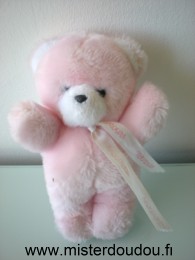 Doudou Ours Nounours Rose en peluche 